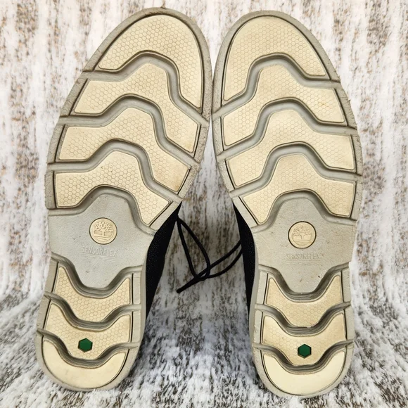 Timberland "Kenniston" Waterproof Boots Pebbled Leather Black | Women's Size 9 - Picture 9 of 12